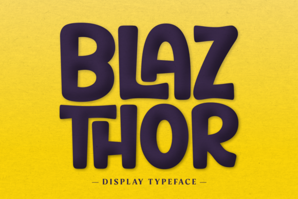 Blaz Thor: A Bold and Cool Display Font for Web Design