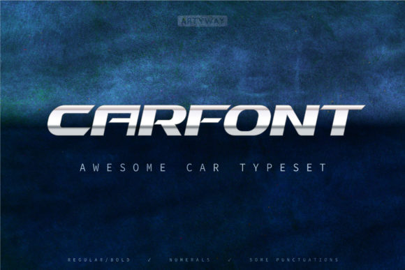 Boost Your Brand with Car: A Bold and Sporty Display Font