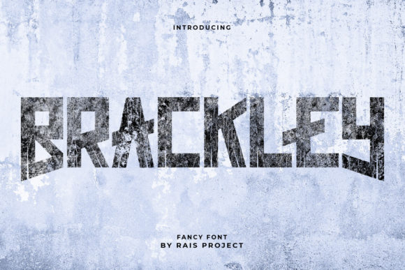 Brackley: A Thick Lettered Display Font for Bold Branding