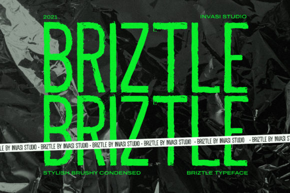 Briztle: A Stylish Display Typeface for Modern Publishing