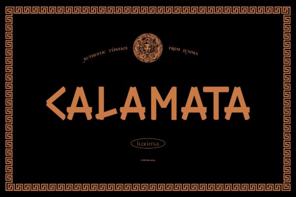 Calamata: A Bold and Expressive Typeface