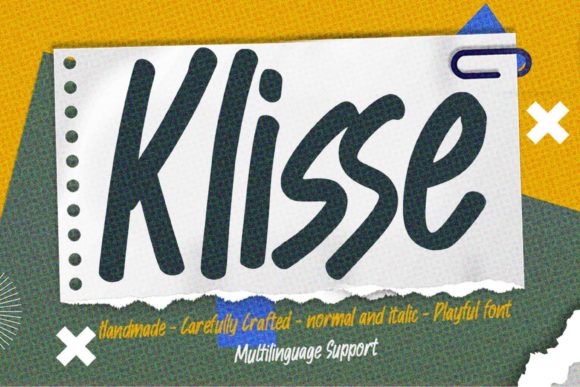 Discover Klisse: A Playful Font for Modern Publications