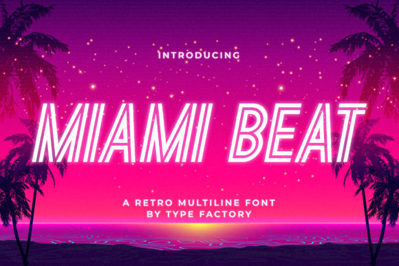 Elevate Your Web Design with Miami Beat Font