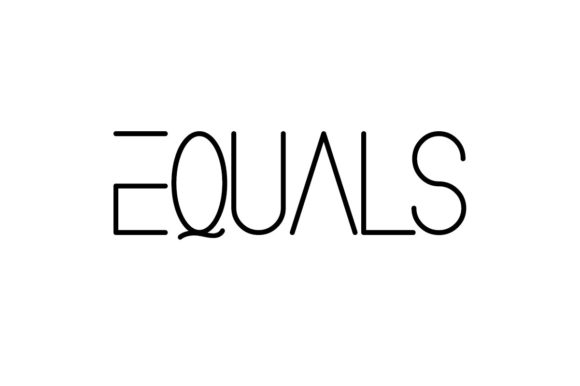 Equals: A Modern Display Font for Clean Web Design
