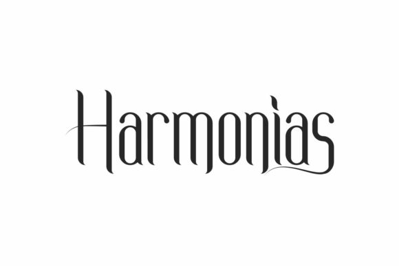 Harmonias: A Delicate and Elegant Display Font