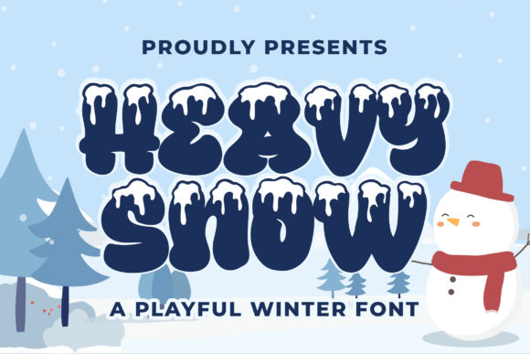 Heavy Snow: A Bold and Thick Display Font for Web Design