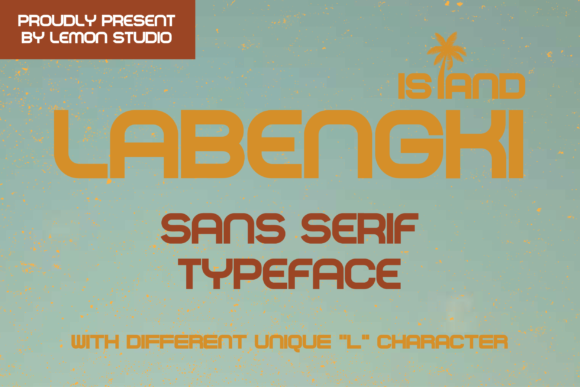 Labengki Island: A Cool, Modern Display Font for Unique Branding