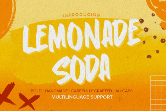 Lemonade Soda: A Bold Display Font for Eye-Catching Campaigns