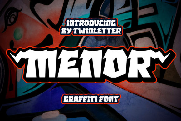 Menor: A Bold Graffiti Styled Display Font for Web Design