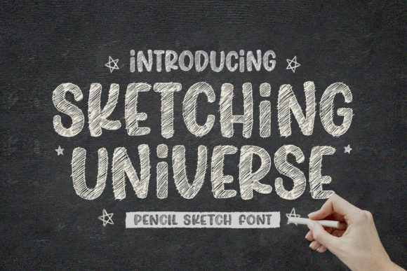 Sketching Universe: A Charming Display Font for Web Design
