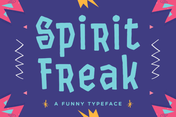 Spirit Freak: A Robotic Display Font for Modern Web Design