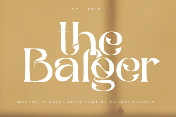 The Bafger: A Distinct Display Font for Editorial Design