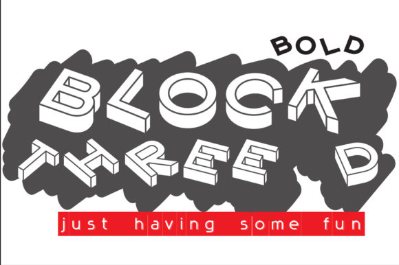 Transform Your Brand with Block3D Bold Font