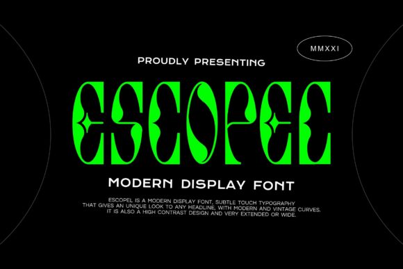 Transform Your Brand with Escopel: A Distinct Display Font