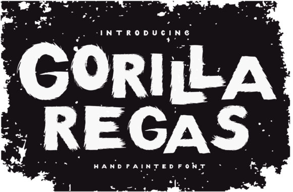 Transform Your Brand with Gorilla Regas: A Rough, Urban Display Font