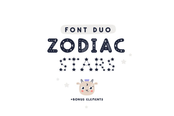 Zodiac Stars: A Fun and Youthful Display Font for Your Brand